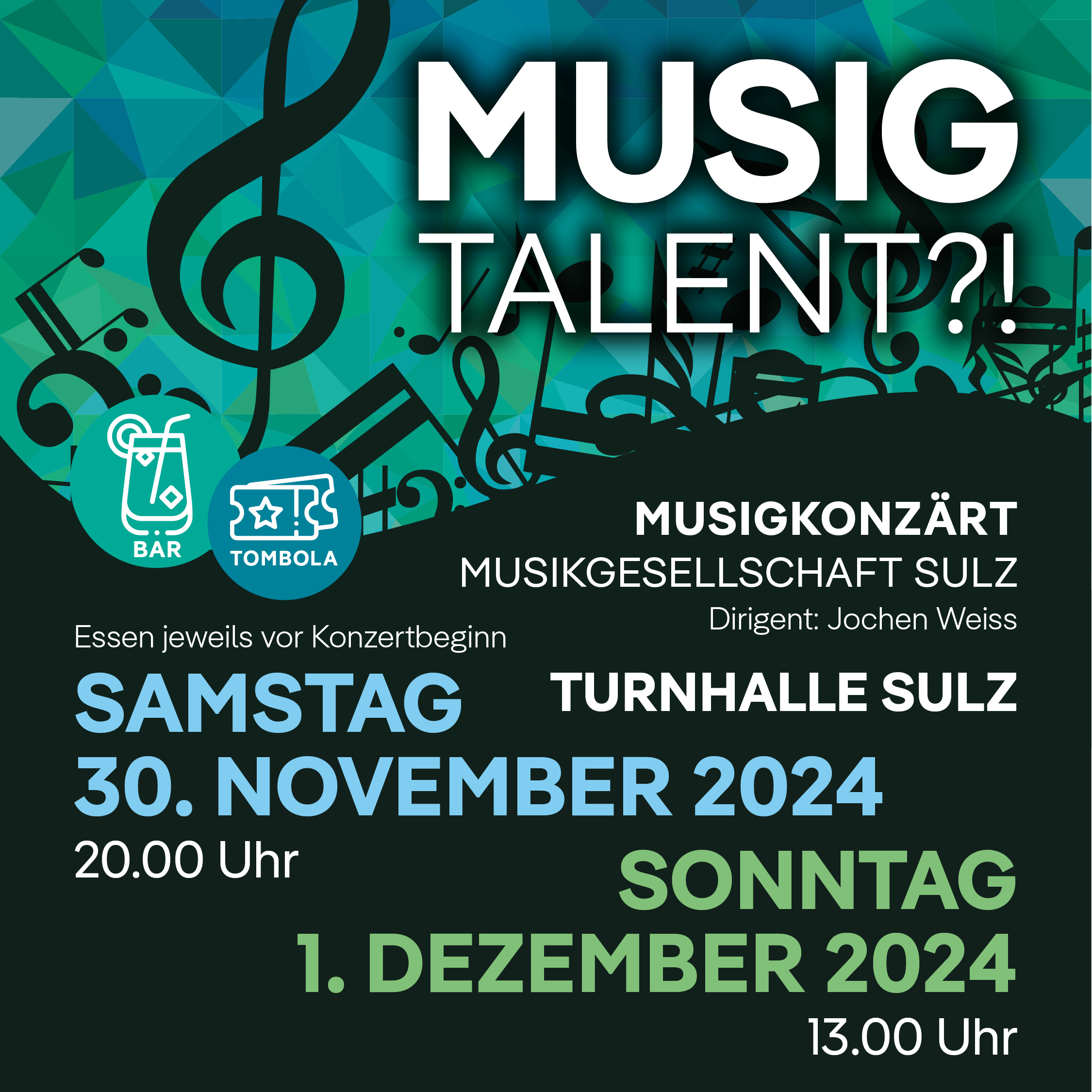 Logo - Musikgesellschaft Sulz: Musig Konzärt