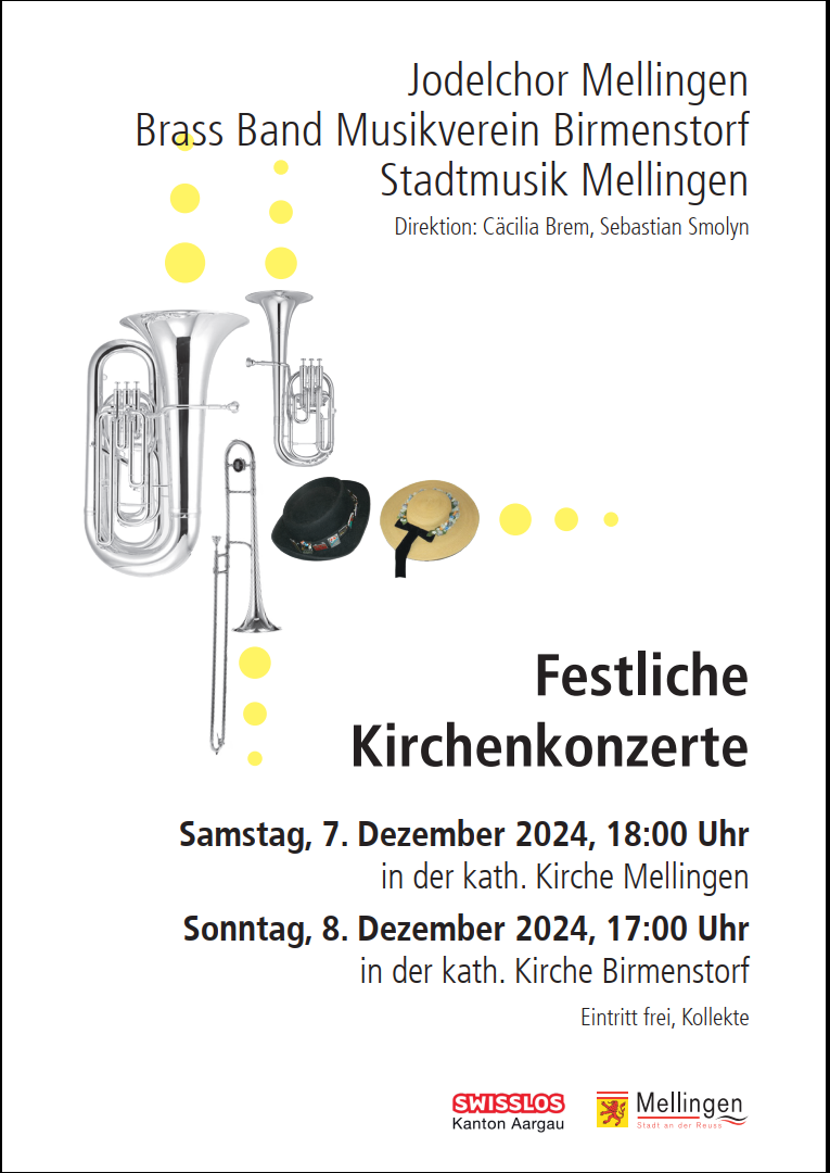 Logo - Musikverein Birmenstorf/Stadtmusik Mellingen: Kirchenkonzert 